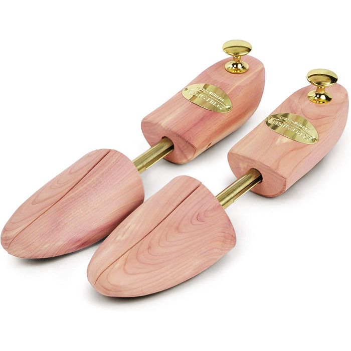 Schlesinger – Premium women's shoe trees made from fine cedarwood for optimal shoe care. Queen model. Size 36 – 41 in silver or gold.