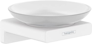 Мильниця hansgrohe AddStoris, матова біла, настінна