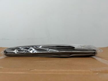 Шторка для душу DUFU, водонепроникна, миється | Швидковисихаюча тканина з поліестеру з 12 гачками | Напівпрозора захисна шторка для ванни (180x200 см, Темно-сірий) (Чорний 180x200 см)