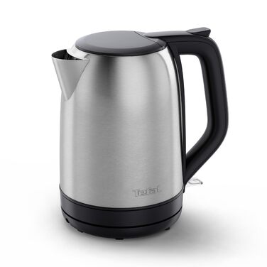 Електричний чайник Tefal Subito KI1R0DE0 з нержавіючої сталі, 1.7 л, 2200 Вт, з фільтром від накипу та автоматичним вимкненням