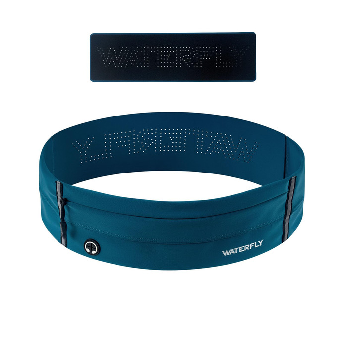 Водонепроникний поясний ремінь для телефону WATERFLY - спортивна сумка для бігу, джогінгу, фітнесу (Dunkelblau)