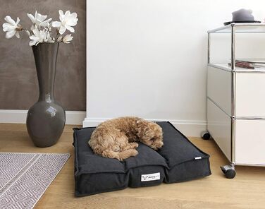 Килимок для собак JAMAXX PDB1086 (M) 65x55 см, антрацит, м'яка та зручна підстилка для собак, знімний чохол