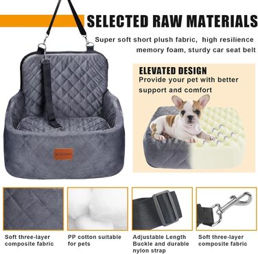 Транспортна переноска для тварин (собаки, коти) – чорно-сіра, з неслизьким дном та знімним чохлом