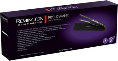 Випрямляч для волосся Remington S5515 Schwarz: для короткого волосся, бороди, з керамічним покриттям, LCD-дисплеєм (150-230°C)