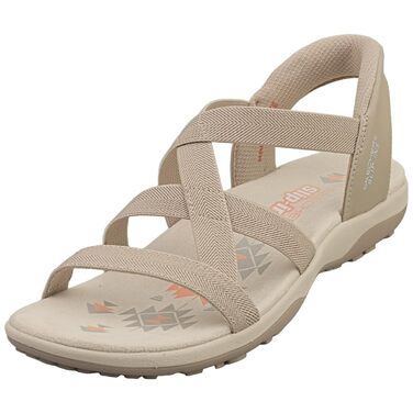 Сандалі жіночі Skechers Reggae Slim Stretch Flex Slip-Ins бежеві 39 EU