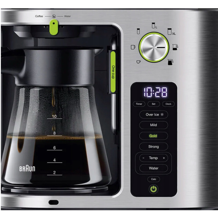 Капельна кавомашина Braun KF 9050, 1,5 л, 1750 Вт