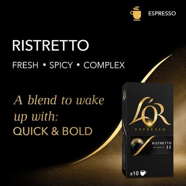 Кавові капсули L'OR для Nespresso®, Espresso, 100 штук (10 паків по 10 капсул)