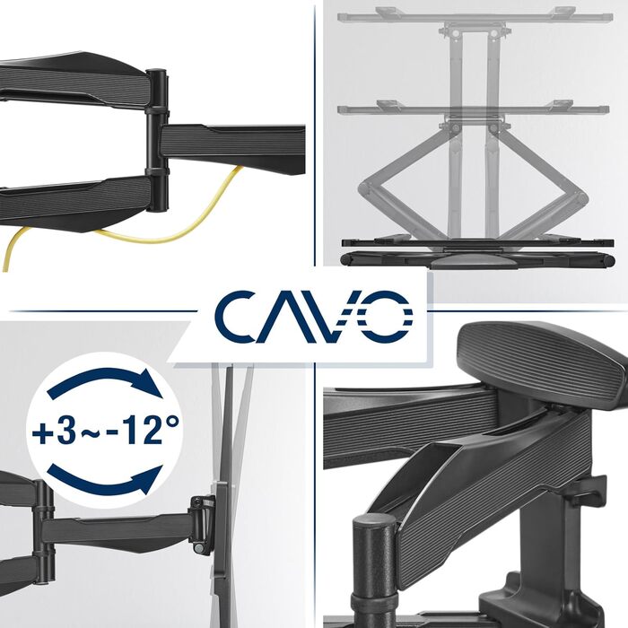 Настінне кріплення для телевізора CAVO Motion 32-70
