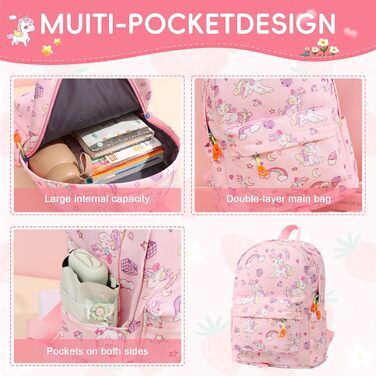 Дитячий рюкзак для хлопчика, міні-рюкзак, рюкзак у дитячий садок/школу, сумочка для малюків, для хлопчиків та дівчаток, єдиноріг #9