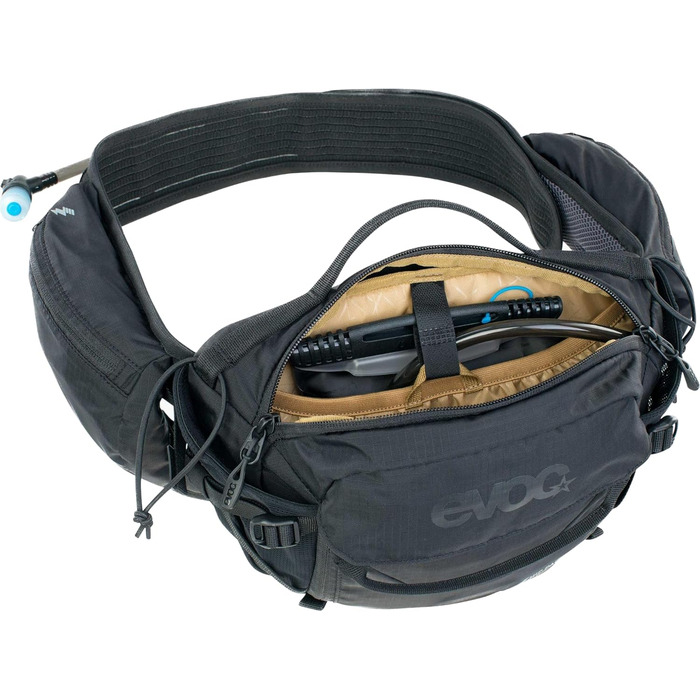 EVOC Hip Pack Pro E-Ride: нагрудник для електровелосипеда (3л, AIRFLOW, Airo Flex, Ventі Flap, тримач для пляшки)