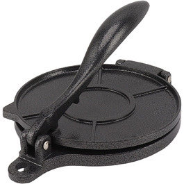 Прес для тортилій, роті, кесадільї 16см чорний