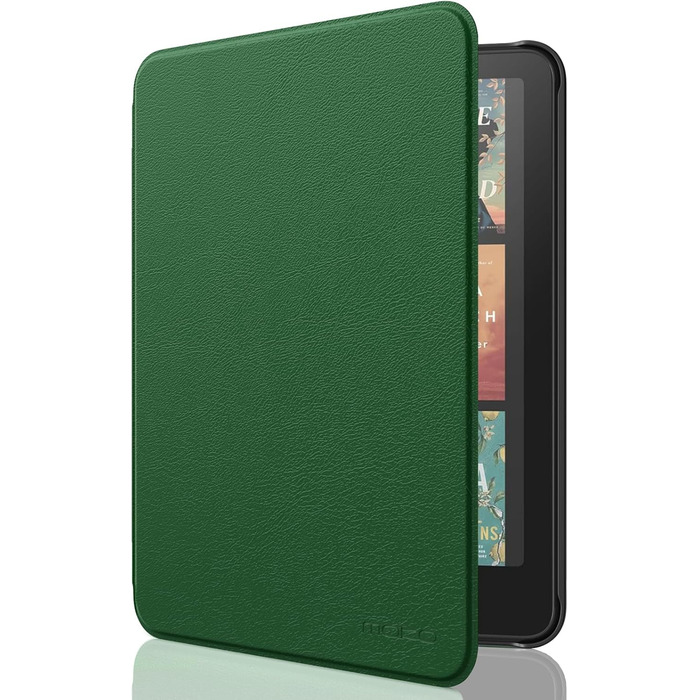 Чохол MoKo для Kindle Paperwhite 2024 (12-го покоління) та Kindle Colorsoft Signature Edition 2024, легкий з авто-ввімкненням/вимиканням, джинсовий зелений (Lotusblatt Grün)