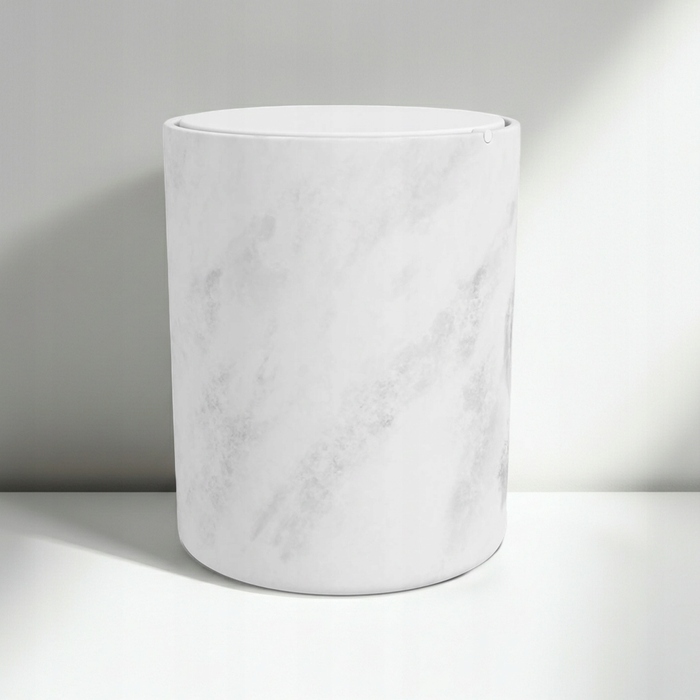 Сміттєвий кошик Bentley Sano White Marble (Білий мармур)