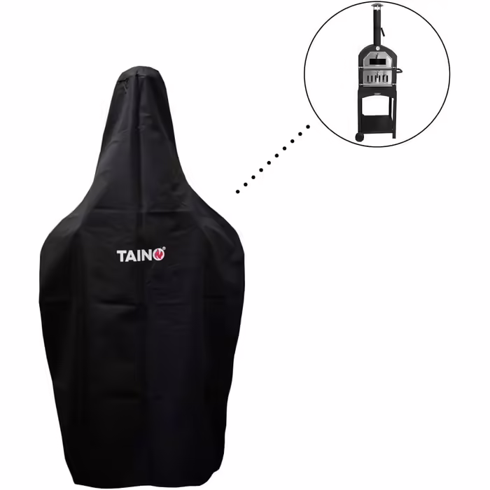 TAINO Pizza Oven Cover Universal Weather Protection Hood Black Waterproof Tarpaulin