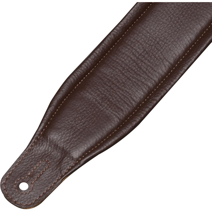 Гітарний ремінь Levy's Leathers Amped Series з натуральної шкіри, темно-коричневий