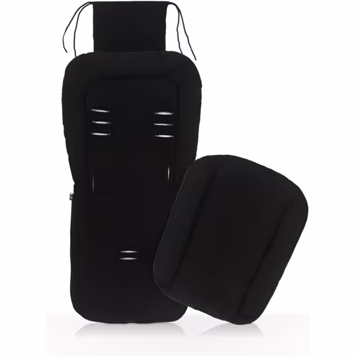 Stimo24 Footmuff/Summer Footmuff for Buggy, Stroller, Jogger (Black)