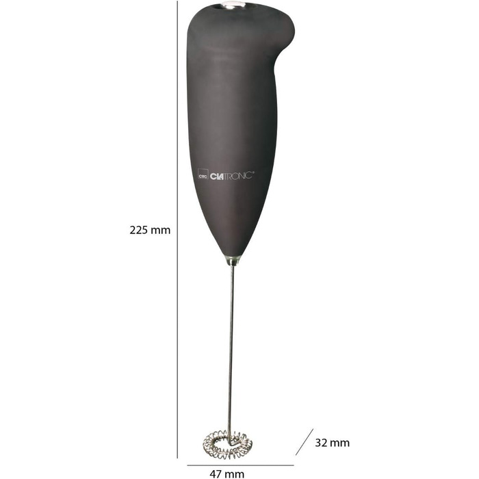 Електричний піноутворювач для молока Clatronic® MS 3089 м'ятно-зелений (чорний) | Міксер для кави, капучино