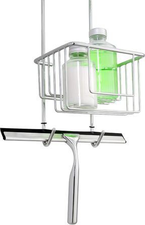 Підвісна полиця для душу Kowald Design, хром, вузька, 68x15x12 см