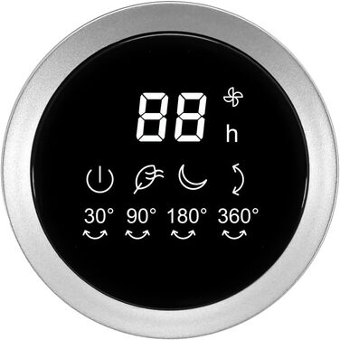 Турбо-вентилятор Trotec TVE 100: 26 Вт, 32 швидкості, дифузор для ефірних олій, таймер, пульт ДУ