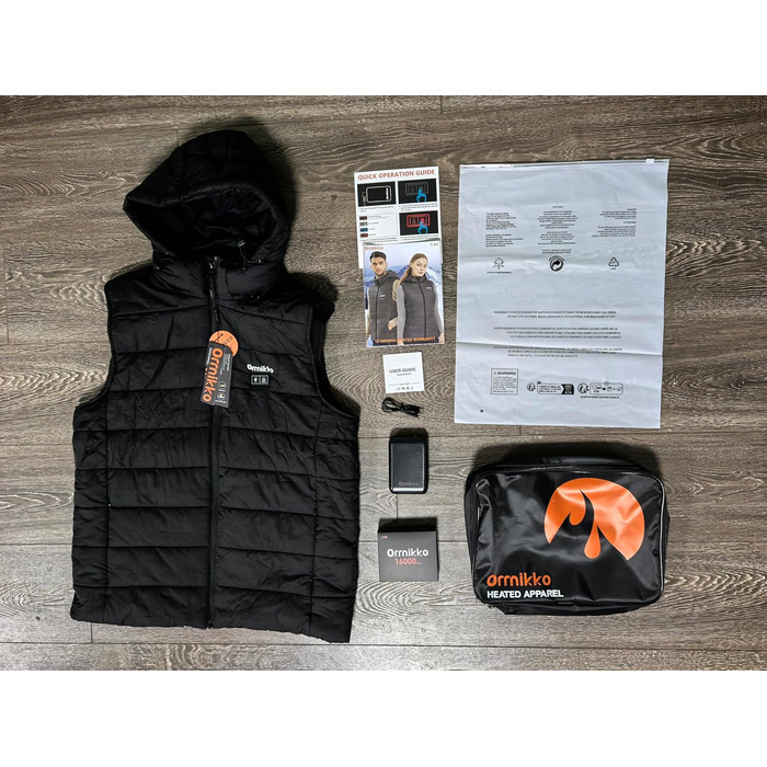 Обогреваемый жилет для женщин и мужчин с аккумулятором 16000mAh - теплая жилетка з підігрівом для холодної погоди