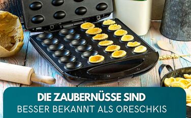 Електричний горіховий верстат Oreschniza | Вафельниця для горіхів | 1400 Вт | Антипригарне покриття | Nut Maker (Крем-білий)