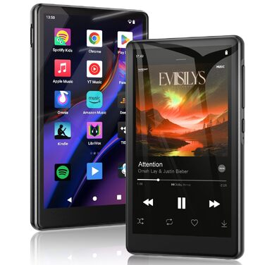 MP3 плеєр 163GB з Bluetooth, Spotify, WiFi, сенсорним екраном 4.5