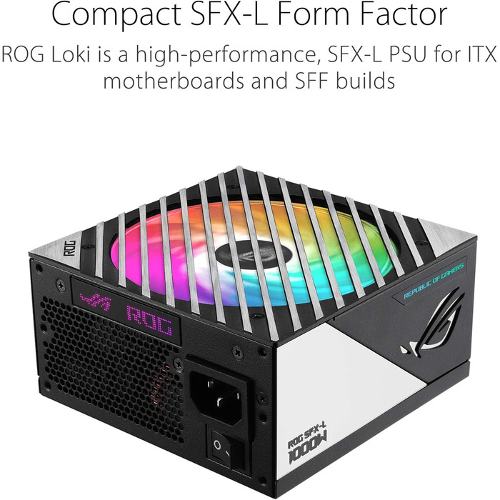 Блок живлення ASUS ROG Loki SFX-L 1000W Platinum, чорний