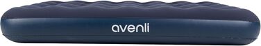 Надувний матрац для кемпінгу та дому AVENLI на 2 особи, 203x152x22 см, з м'якою поверхнею