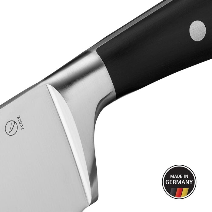 Набір ножів WMF Grand Class 6 предметів з бруском, Made in Germany, 4 кованих ножі, кухові ножиці, брусок FlexTec (китайський кухонний ніж)