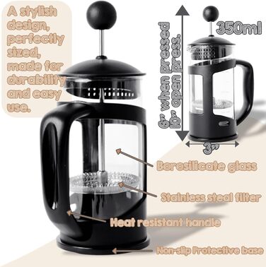 Французький прес Nozzy, 350 мл - кавомашина для приготування кави