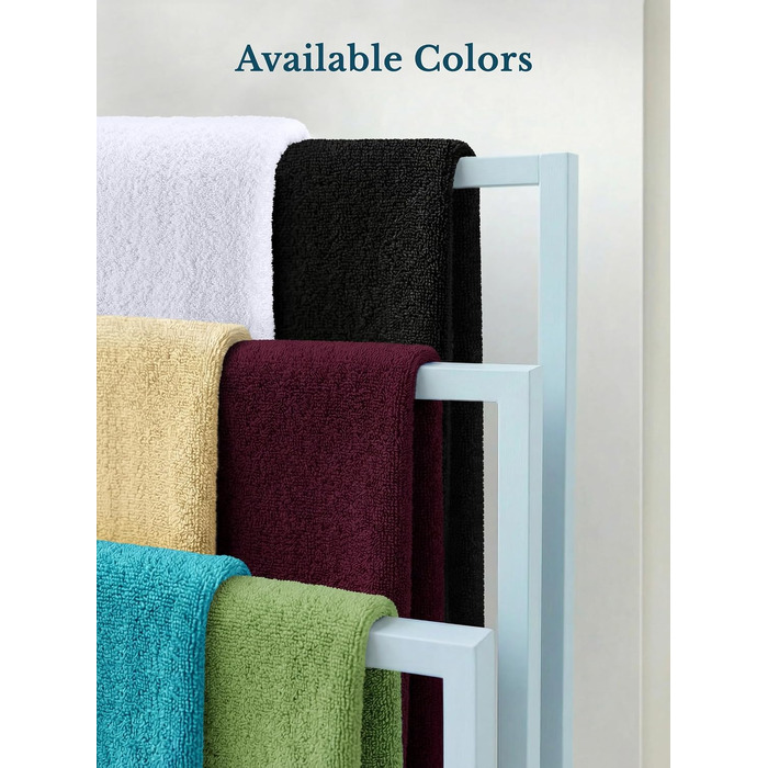 Набір банних рушників Utopia Towels, 100% бавовна, преміум якість 600 г/м², гігроскопічні та м'які, бордовий колір (4 шт.)