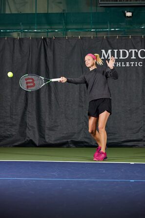 Тенісний ракеточний прилад Wilson Tour Slam для дорослих. Розмір ручки 3 - 4 3/8', зелений/чорний