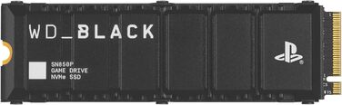 SSD накопичувач WD Black SN850P 2TB NVMe PCIe Gen4 для PS5, M.2 2280
