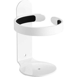 Wall-Mounted Toothbrush Holder - No Drilling Required. Toothbrush Holder, Toothbrush Holder Bracket, Toothbrush Cup Holder, Self-Adhesive, Travel, Aluminum, Wall-Mounted Bathroom (9.2x7x12.5cm) (White)