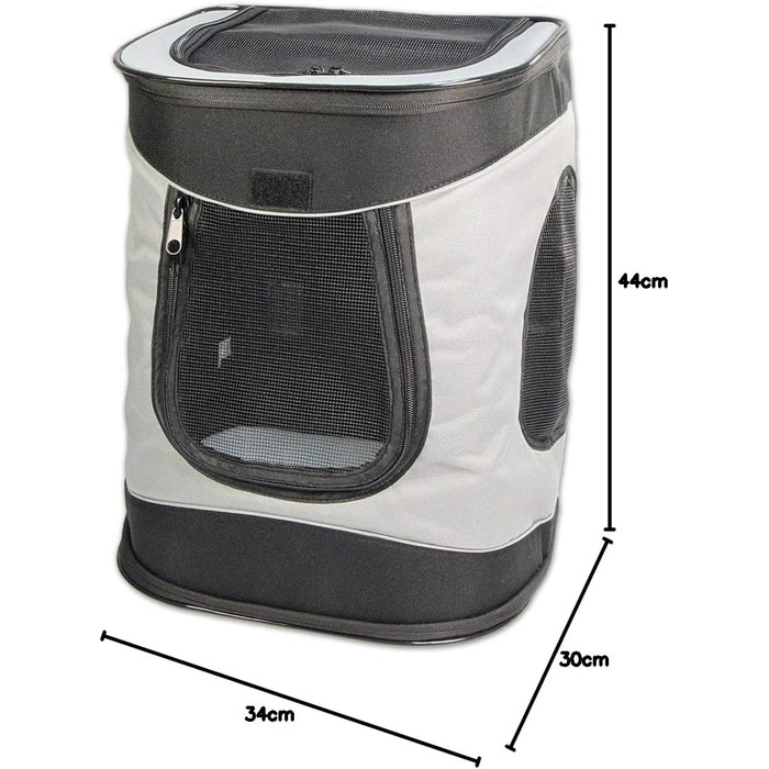 Рюкзак Timon, 34 × 44 × 30 см, чорний/сірий