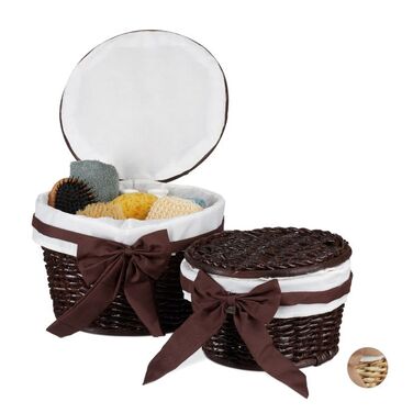 Relaxdays Bath Caddy - 2 Pack