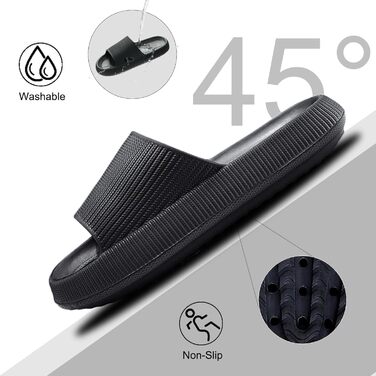 Шкарпетки для душу Donpapa: зручні, неслизькі, для дому та пляжу, чорні, 38/39 EU