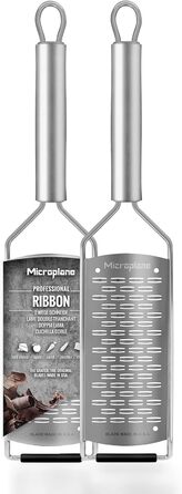 Кухонна тертка Microplane Professional для сиру, яблук, моркви, цукіні та шоколаду з лезами з нержавіючої сталі