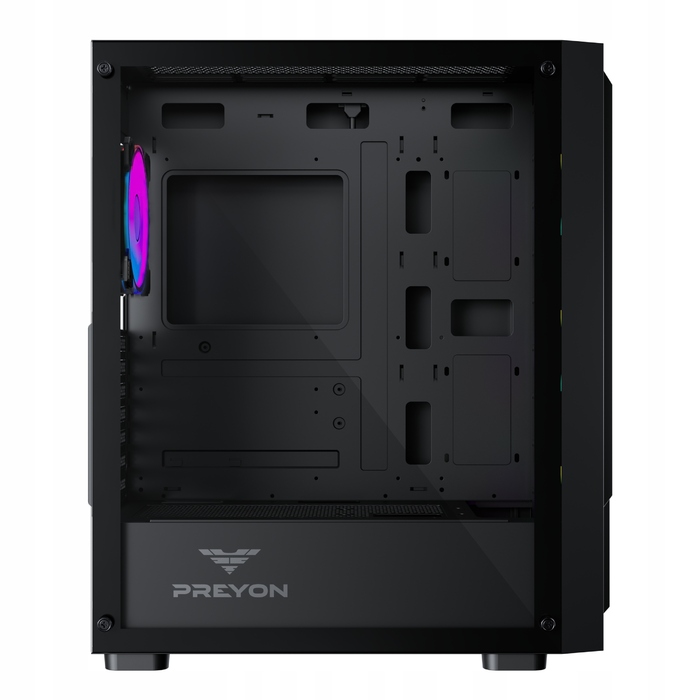 Корпус Preyon Nest Quarry ARGB Midi Tower, чорний