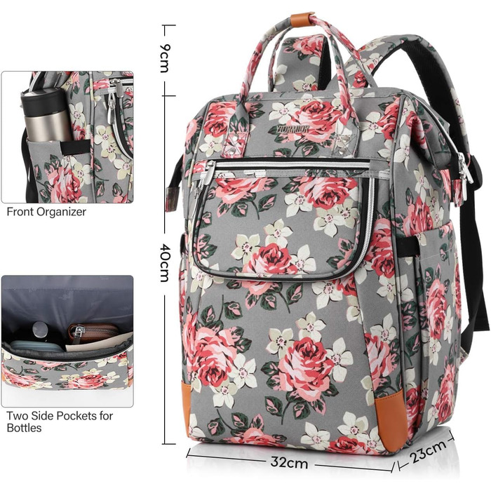 Жіночий рюкзак, шкільний рюкзак для дівчаток-підлітків, 15.6