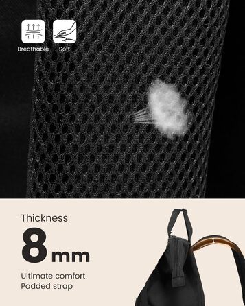 LOVEVOOK Рюкзак для жінок, 18 дюймів, водонепроникний, рюкзак для подорожей, ручна поклажа, чорний з кишенею для кабелю, відділенням для ноутбука, рюкзак на день для школи, університету, бізнесу та подорожей, 18 дюймів, чорний