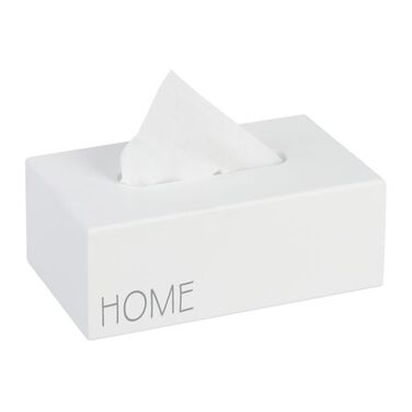 Relaxdays Tissue Box 'Home'