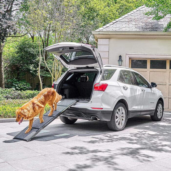 Східці для собак CO-Z, розкладні, 160 см, для собак до 90 кг, з антиковзким покриттям, підходять для всіх авто