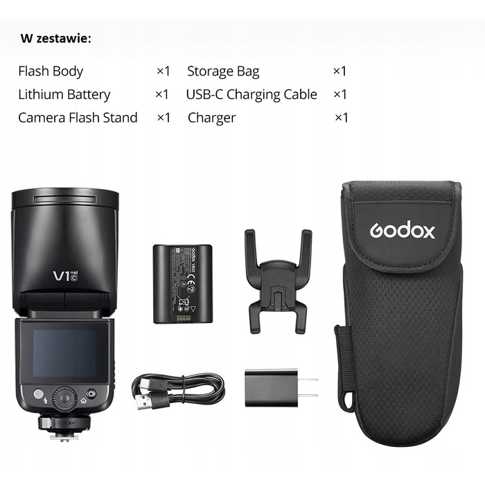 Спалах Godox V1 MID для Canon