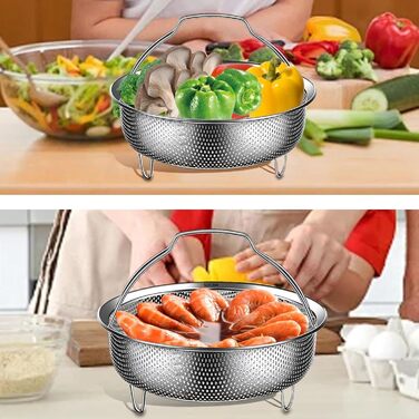 Димкамен для каструль, Ø 18 см, з нержавіючої сталі 304, для приготування на пару, супів, овочів, супівниці, мультиварки, сковороди