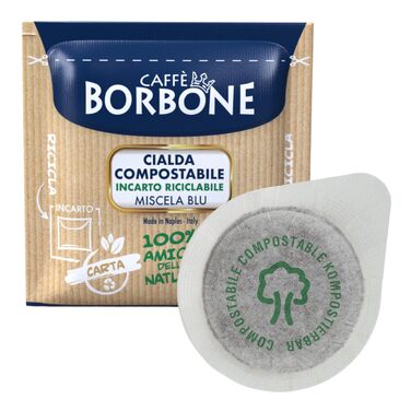 Кава в пoдах Caffe Borbone Miscela Blu (Синя суміш), ESE 44мм, солодка, 300 шт.