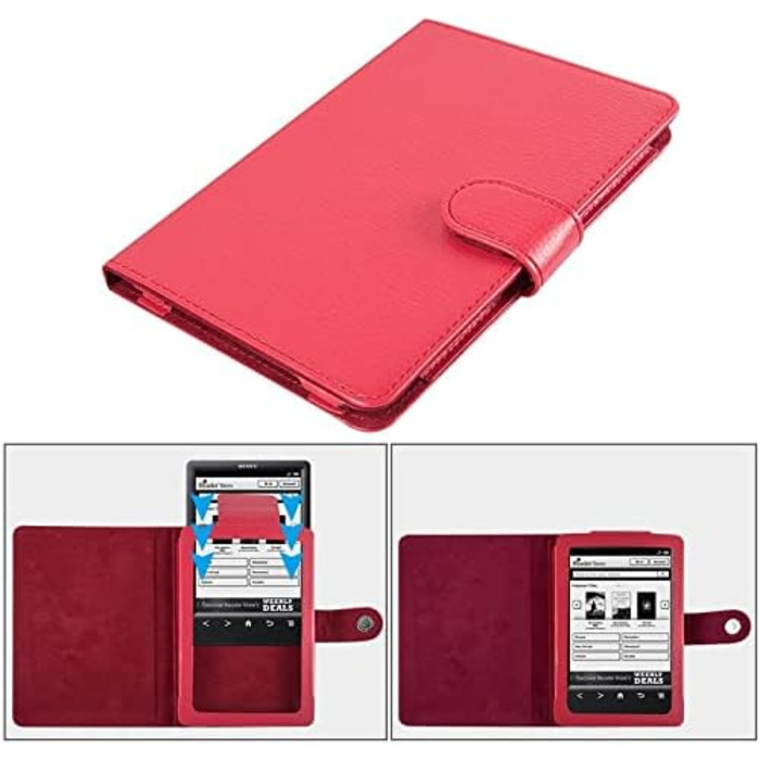 Чохол-сумка для Sony eBook PRS-T3/T2/T1/650/600/505 6 дюймів, чорний