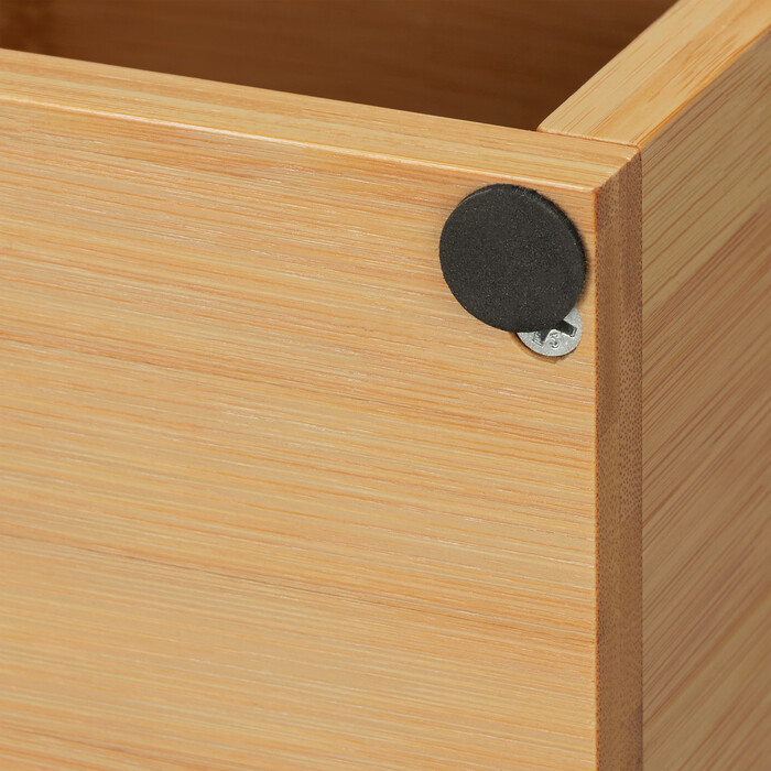 Relaxdays Bamboo Shelf with 6 Compartments