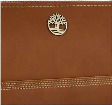 Timberland Women's Leather RFID Zip Around Wallet Clutch with Wristlet Strap