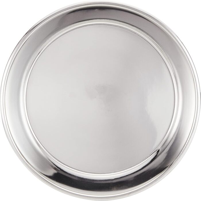 Миска для собак Kerbl з нержавіючої сталі, 2.8 л (2 шт.) - неслизька, срібна